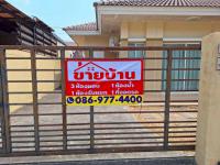 บ้านเดี่ยวชั้นเดียวในโครงการบ้านชีวา1 ทำเลดี ติดถนนราชบุรี - ผาปก เดินทางเข้า-ออ
