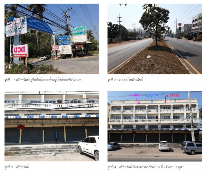 อาคารพาณิชย์หลุดจำนอง ธ.ธนาคารกรุงไทย ราชบุรี ดำเนินสะดวก ตาหลวง